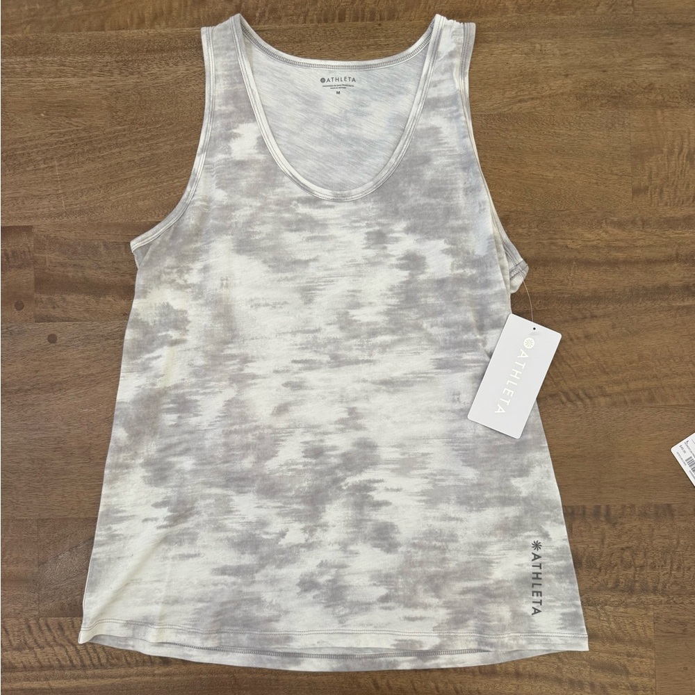 Athleta Organic Daily Printed Tank NWT Medium (Bundle 2+ items for 20% off)